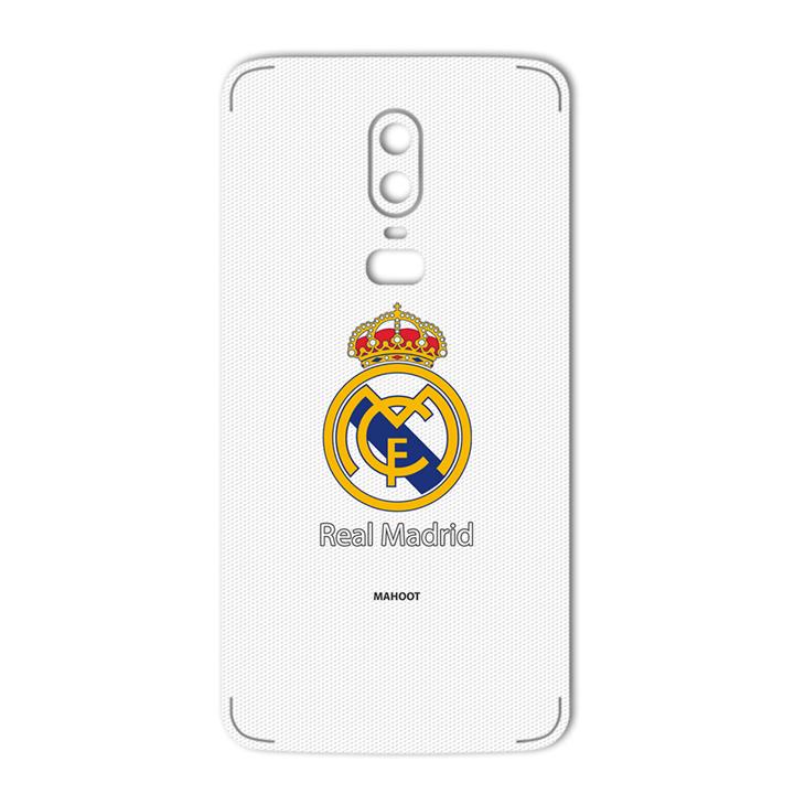 برچسب تزئینی ماهوت مدل REAL MADRID Design مناسب برای گوشی  OnePlus 6 MAHOOT REAL MADRID Design Sticker for OnePlus 6